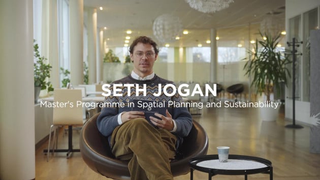 Video: Seth reflects on the good opportunities studying in Umeå brings